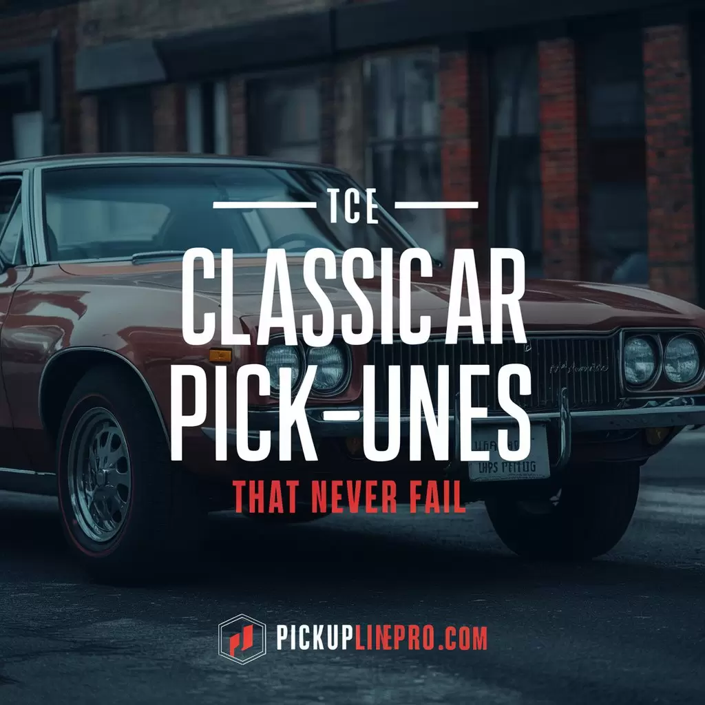 Classic Car Pick-Up Lines That Never Fail