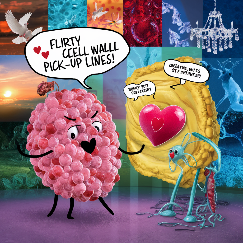 Flirty Cell Wall Pick-Up Lines