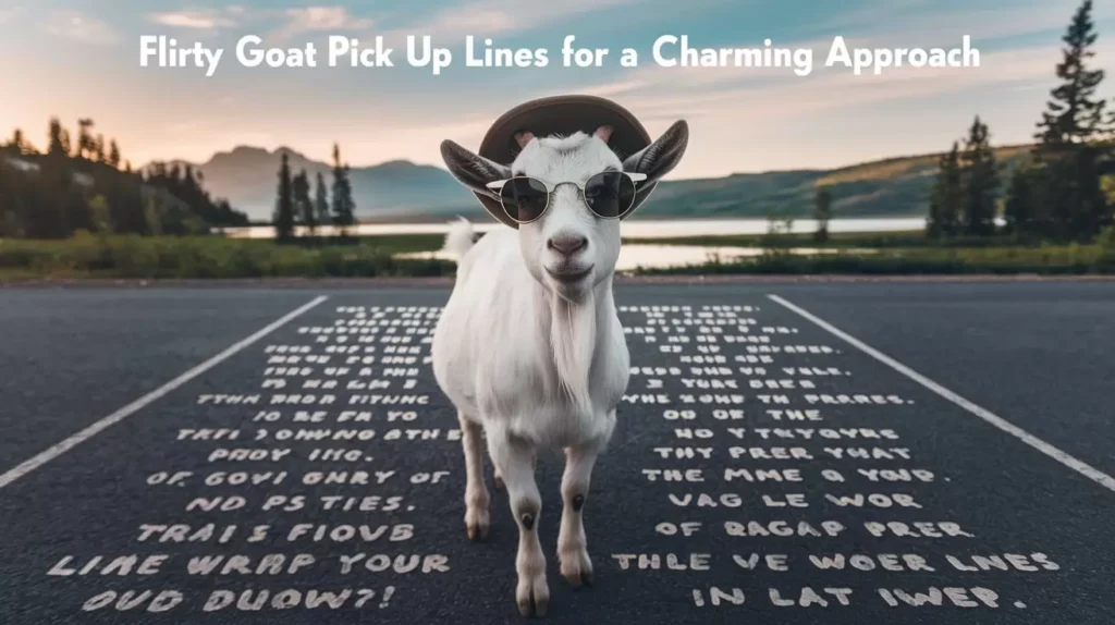 Flirty Goat Pick Up Lines for a Charming Approach