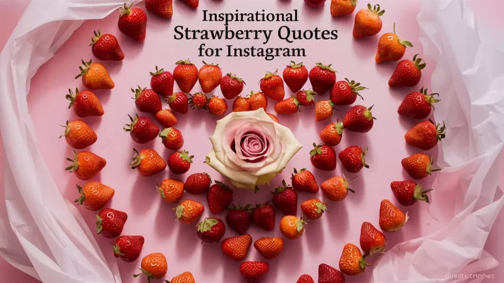  Inspirational Strawberry Quotes for Instagram