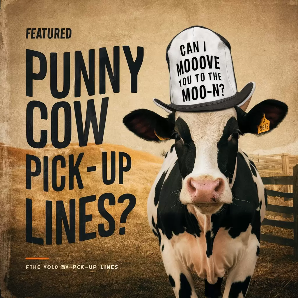 Punny Cow Pick-Up Lines