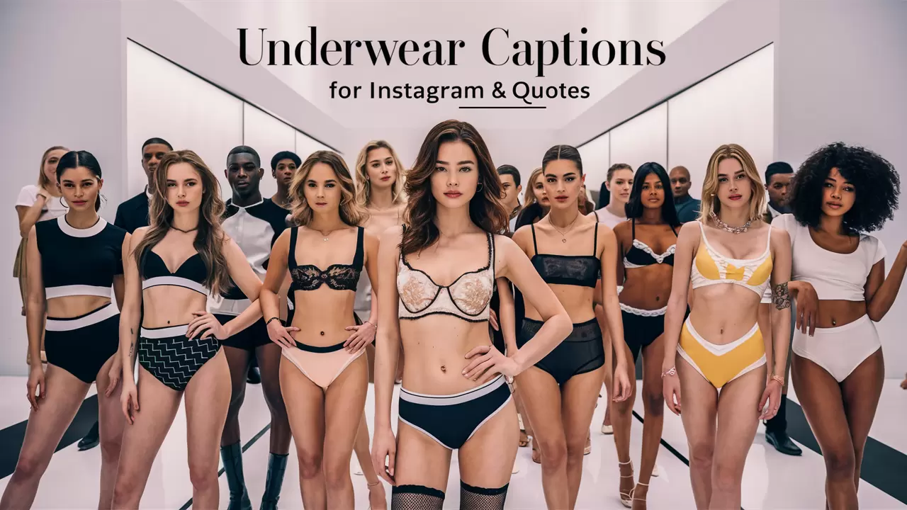 Underwear Captions For Instagram & Quotes