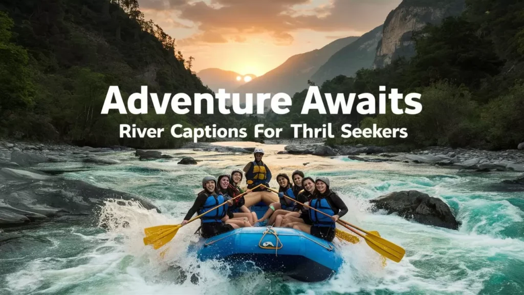 Adventure Awaits: River Captions for Thrill Seekers  