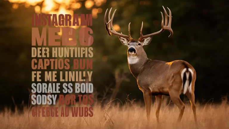 Best Deer Hunting Captions for Instagram