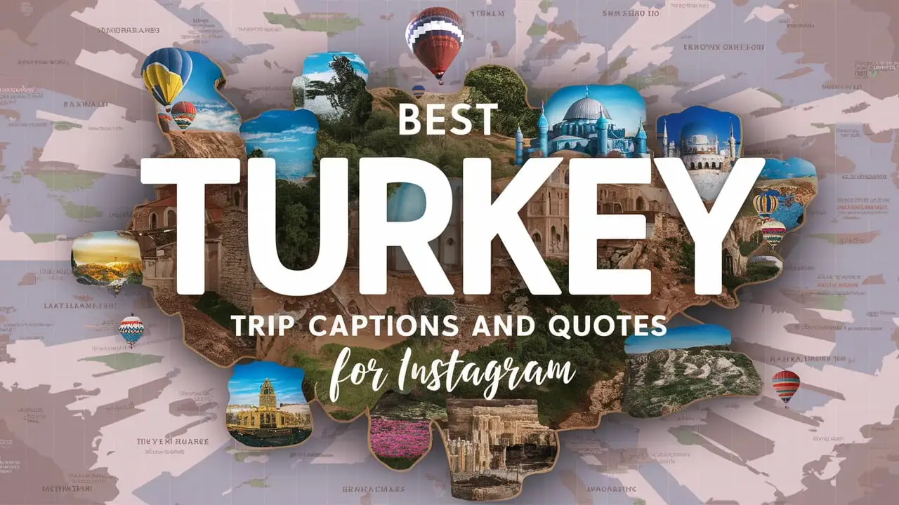 Best Turkey Trip Captions and Quotes for Instagram