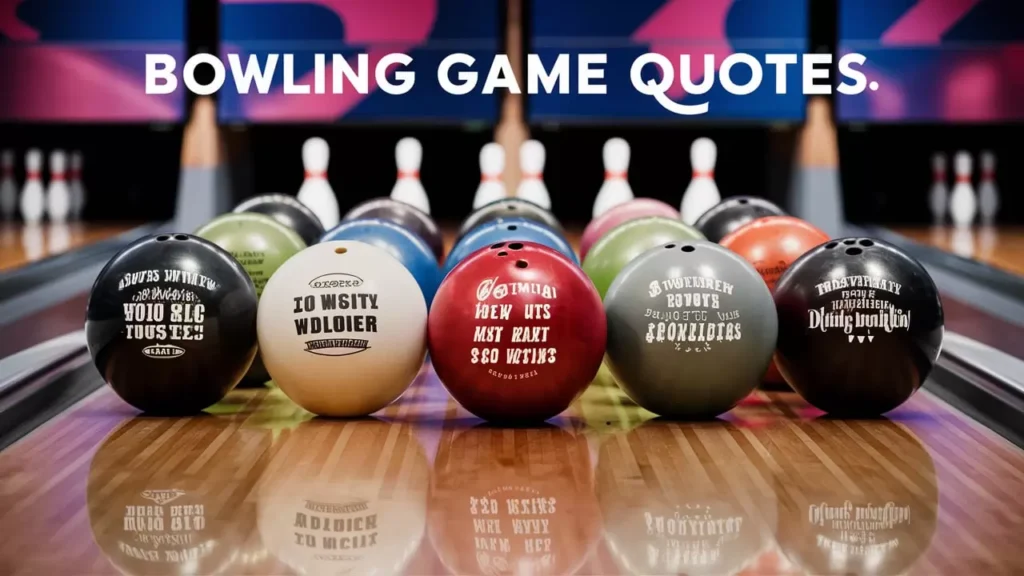 Bowling Game Quotes