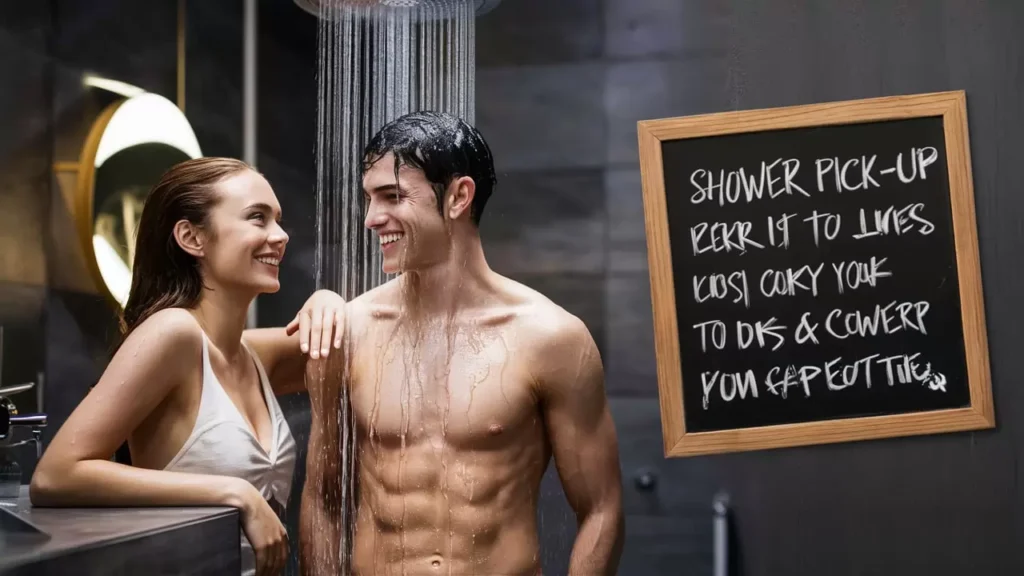 Clever Shower Pick-Up Lines to Impress