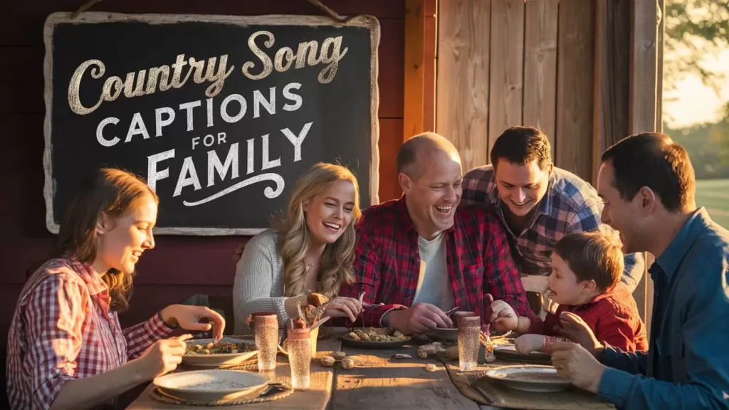 Country Song Captions for Family