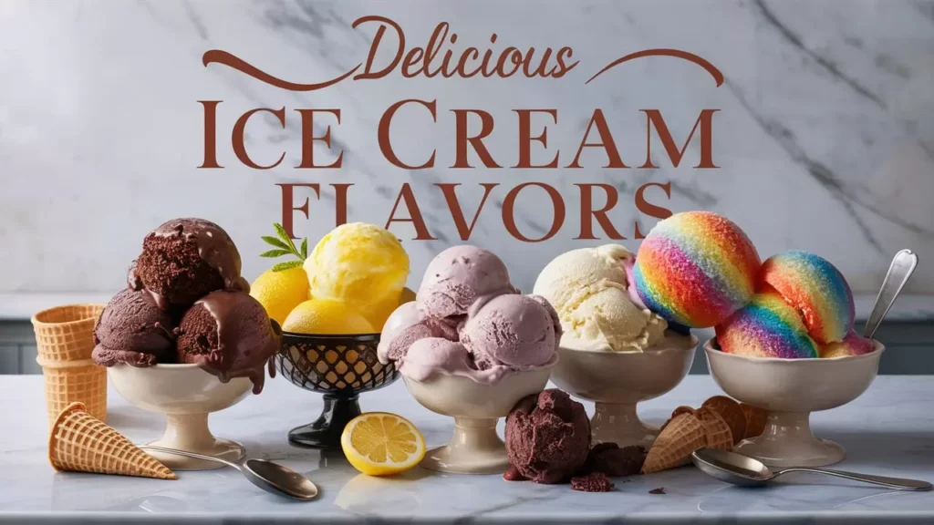 Delicious Ice Cream Flavors