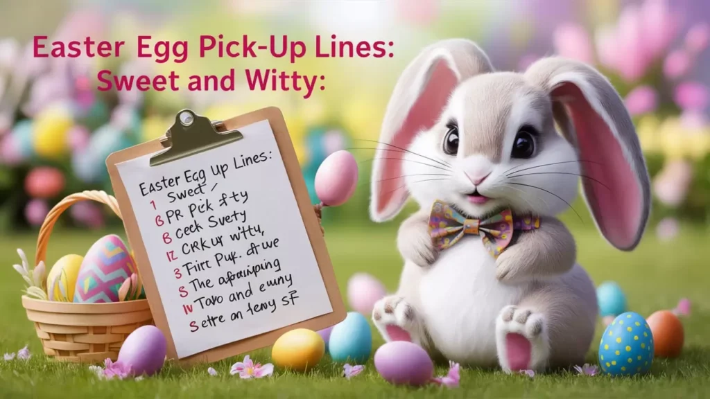  Easter Egg Pick-Up Lines: Sweet and Witty