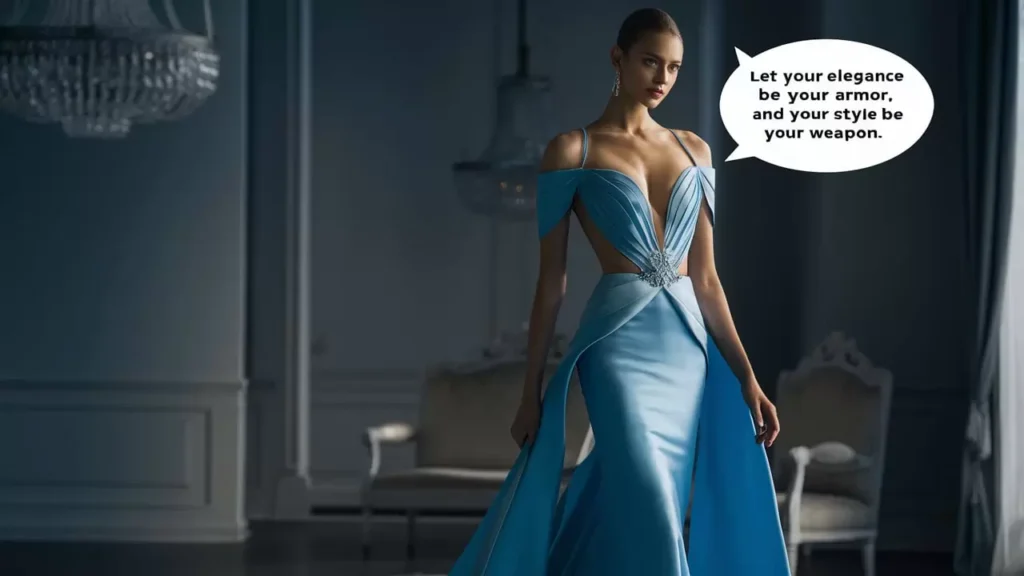  Elegant Blue Dress Quotes to Shine  