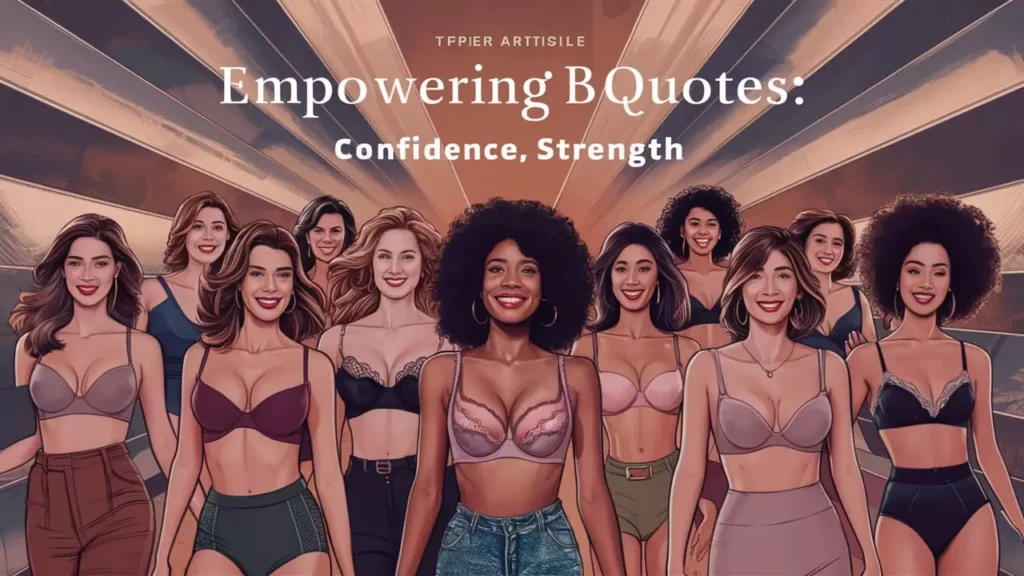 Empowering Bra Quotes: Confidence, Strength