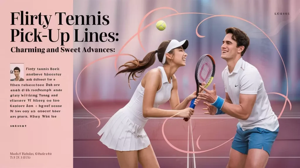 Flirty Tennis Pick-Up Lines: Charming and Sweet Advances