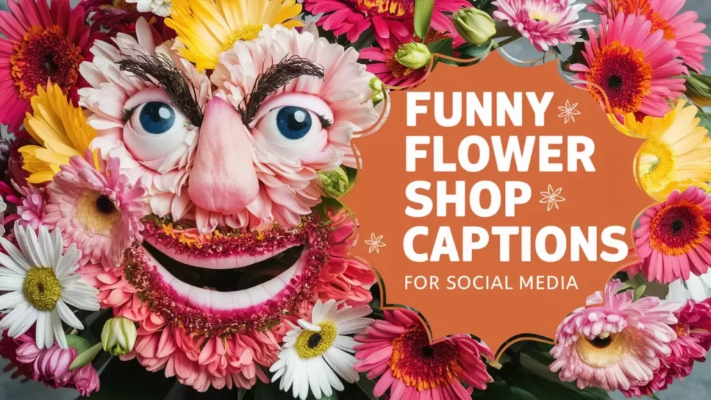  Funny Flower Shop Captions for Social Media