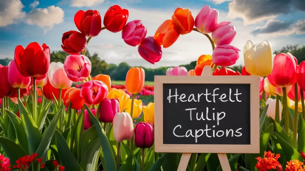 Heartfelt Tulip Captions for Your Feed