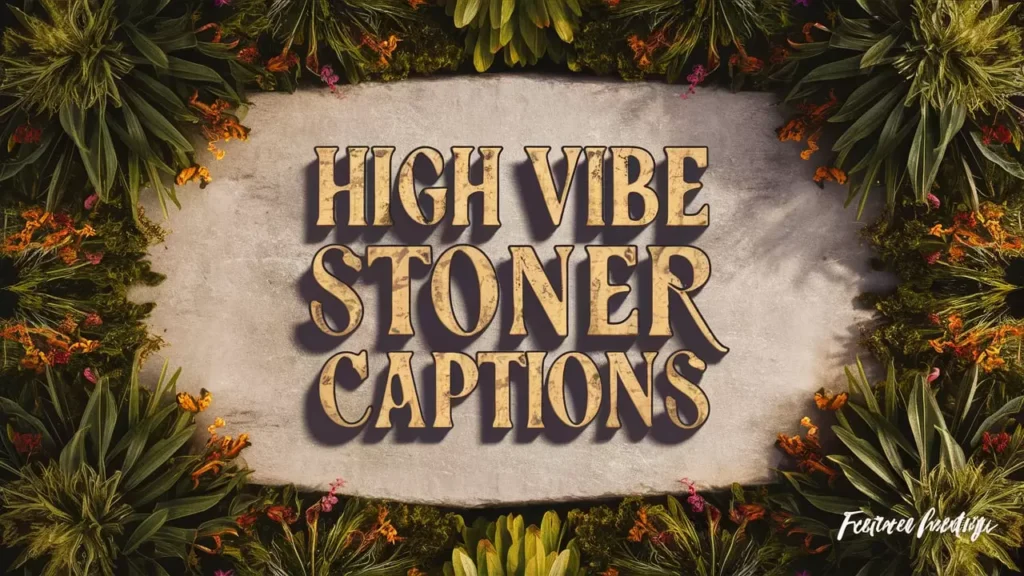 High Vibe Stoner Captions