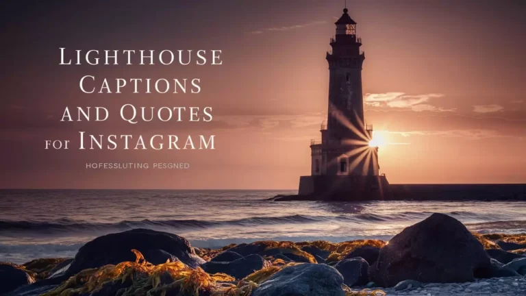 Lighthouse Captions And Quotes For Instagram