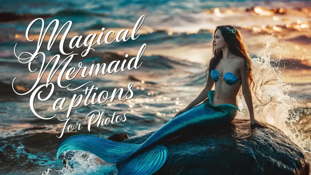 Magical Mermaid Captions for Photos