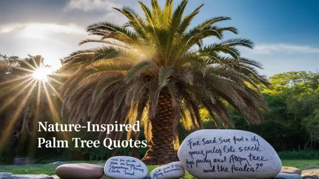 Nature-Inspired Palm Tree Quotes