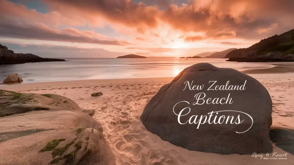 New Zealand Beach Captions