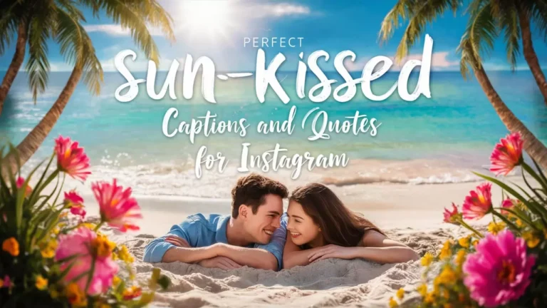 Perfect Sun Kissed Captions And Quotes For Instagram