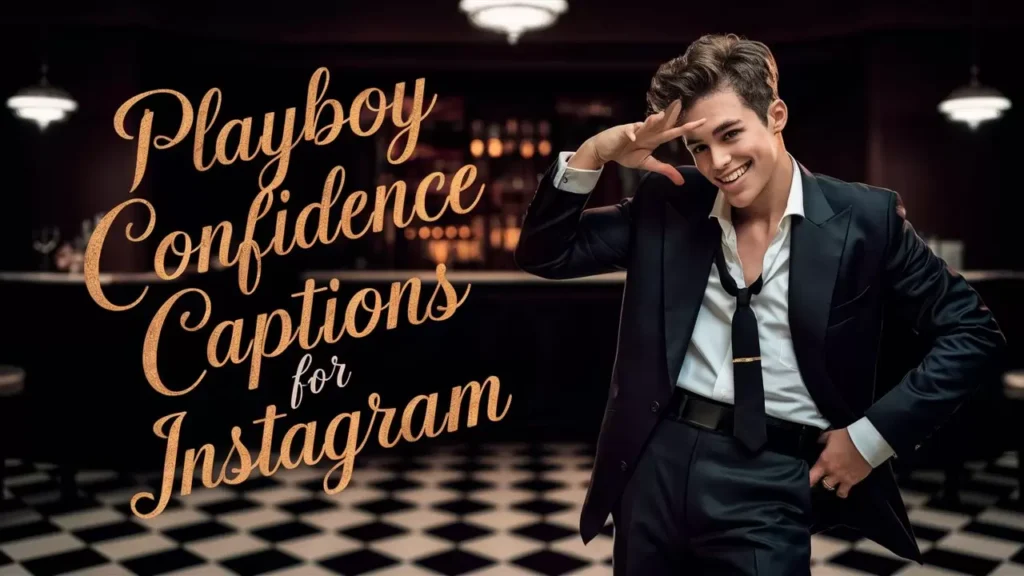 Playboy Confidence Captions for Instagram