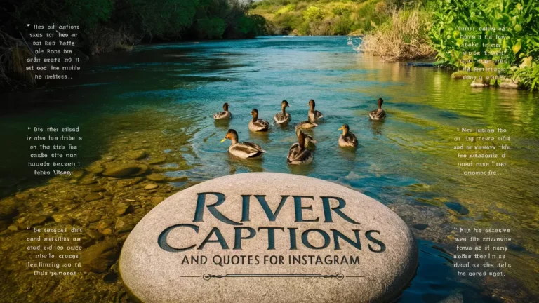 River Captions and Quotes for Instagram