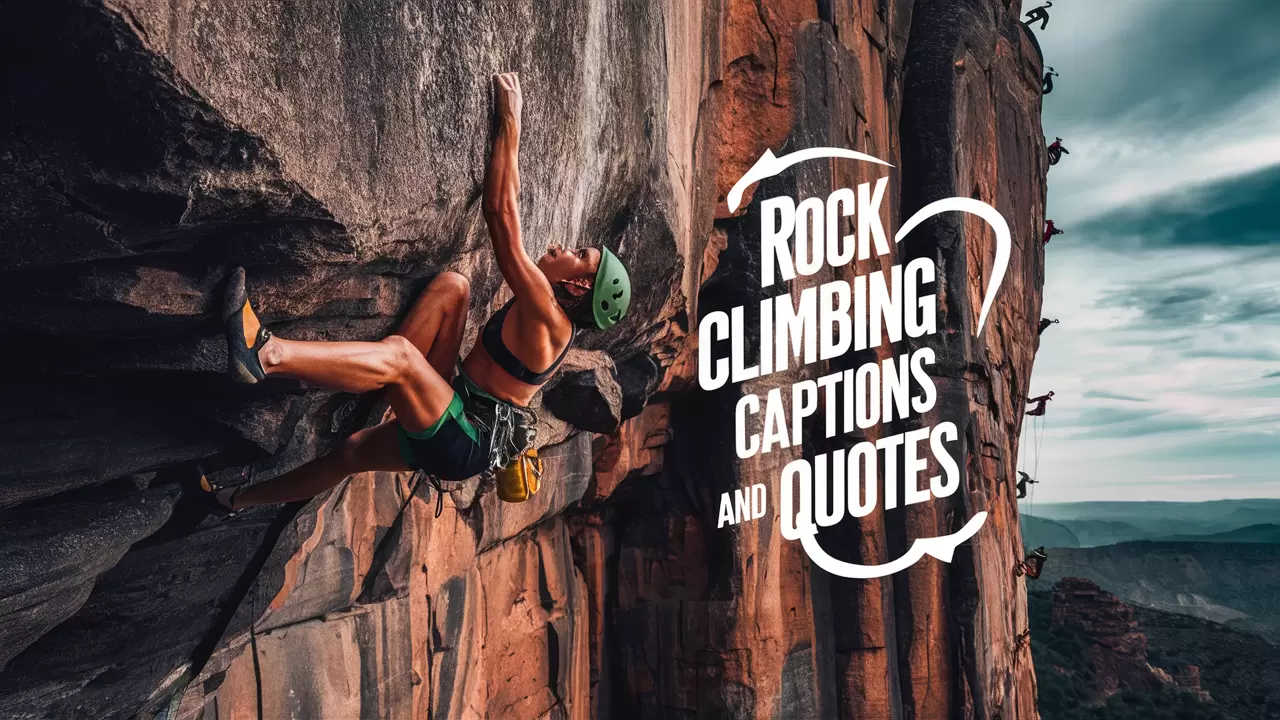 Rock Climbing Instagram Captions and Quotes