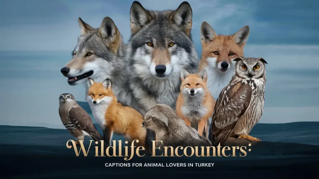 Wildlife Encounters: Captions for Animal Lovers in Turkey