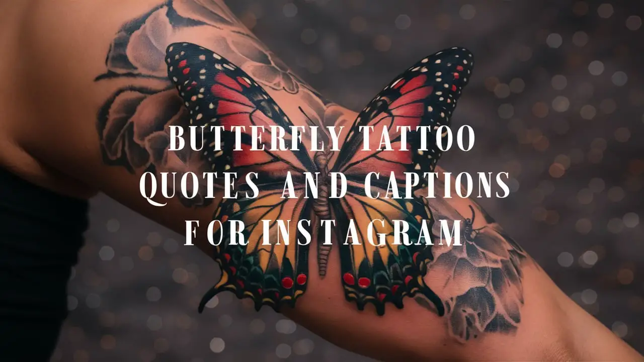 Butterfly Tattoo Quotes and Captions for Instagram