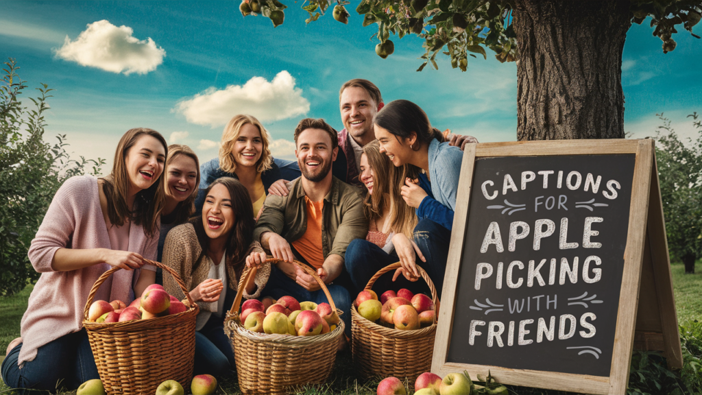 Captions for Apple Picking with Friends