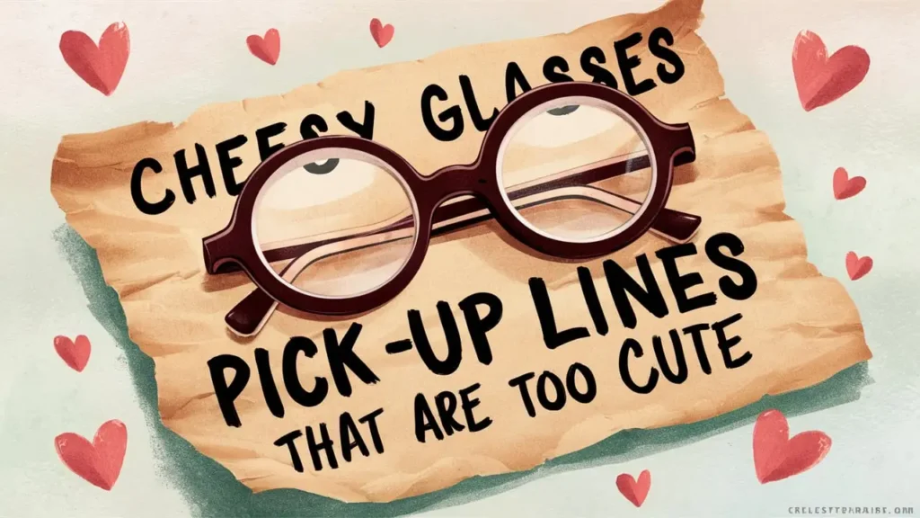 Cheesy Glasses Pick Up Lines That Are Too Cute