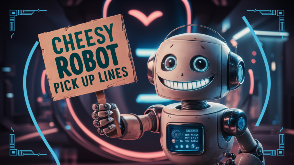 Cheesy Robot Pick Up Lines