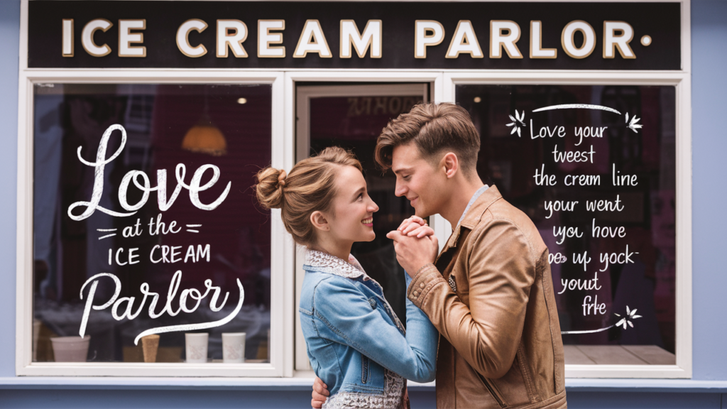 Love at the Ice Cream Parlor: Cute Pick-Up Lines