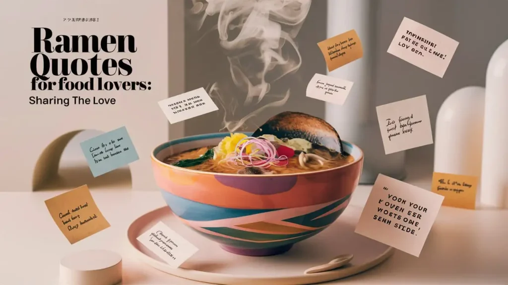 Ramen Quotes for Food Lovers: Sharing the Love