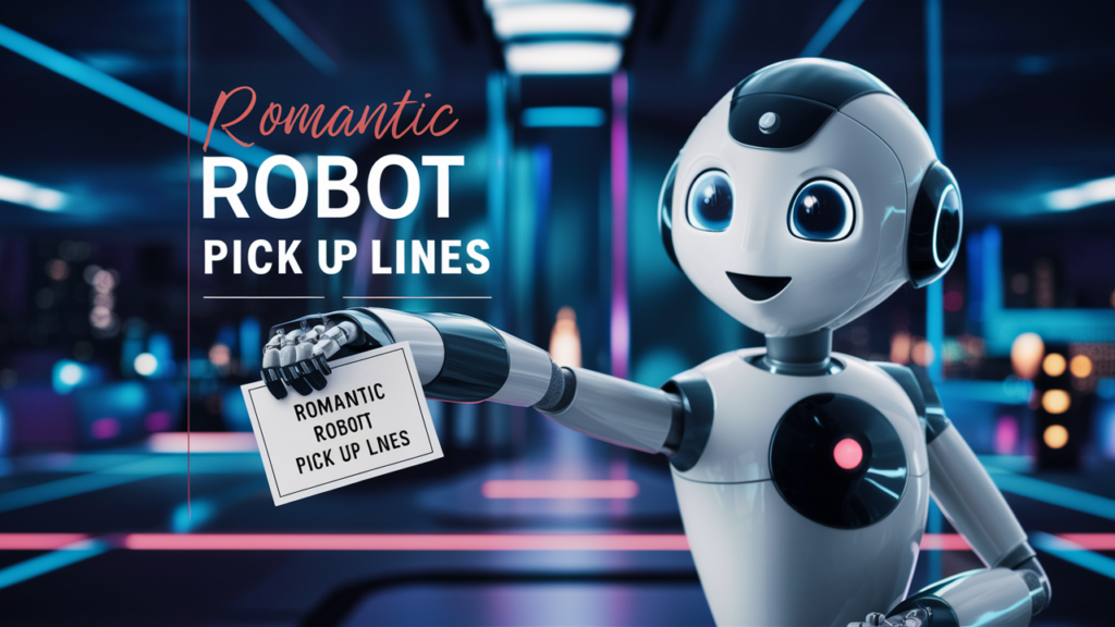 Romantic Robot Pick Up Lines