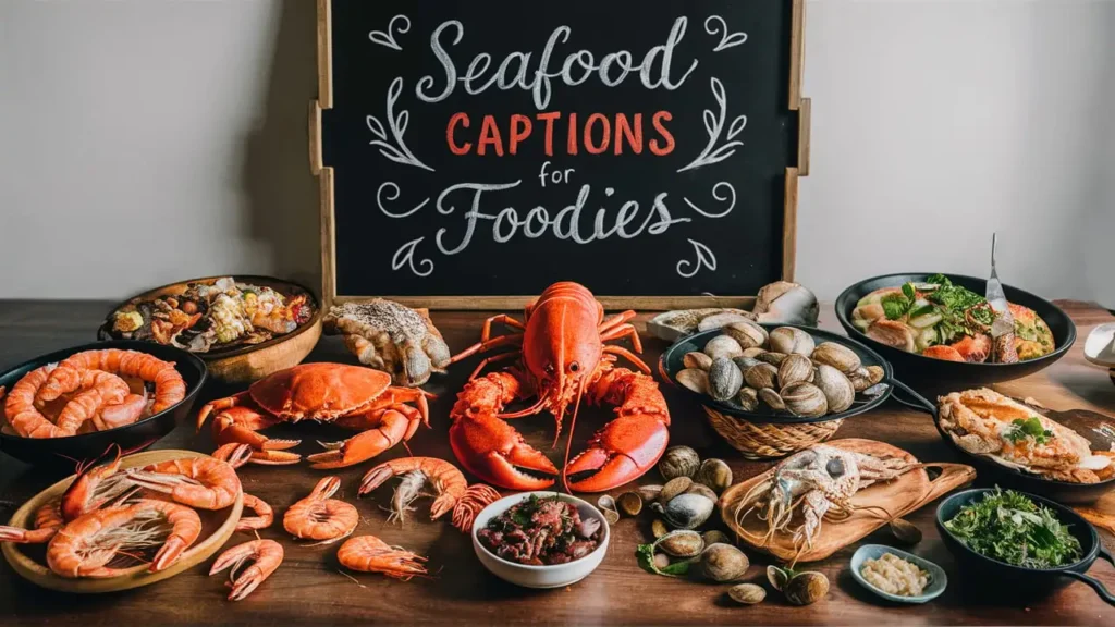 Seafood Captions for Foodies