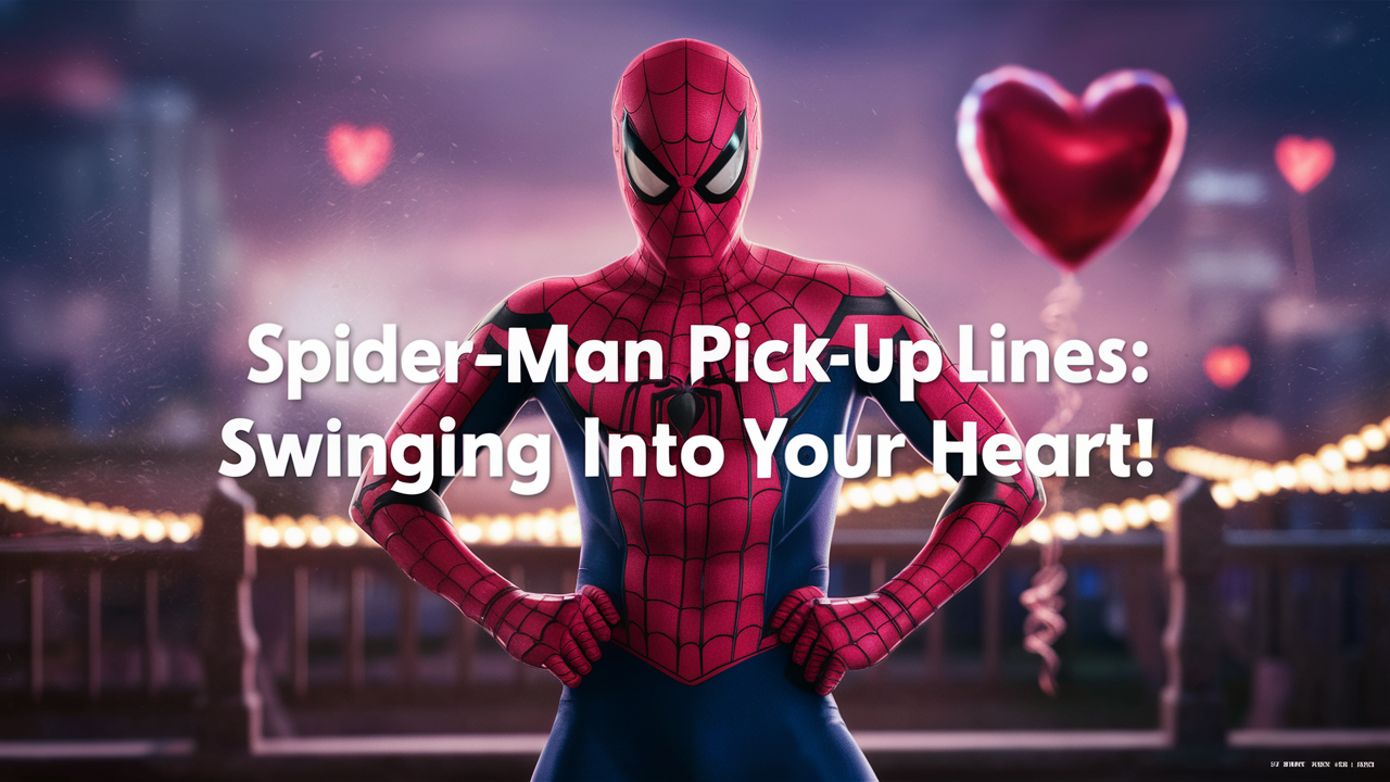 Spider-Man Pick-Up Lines: Swinging Into Your Heart!