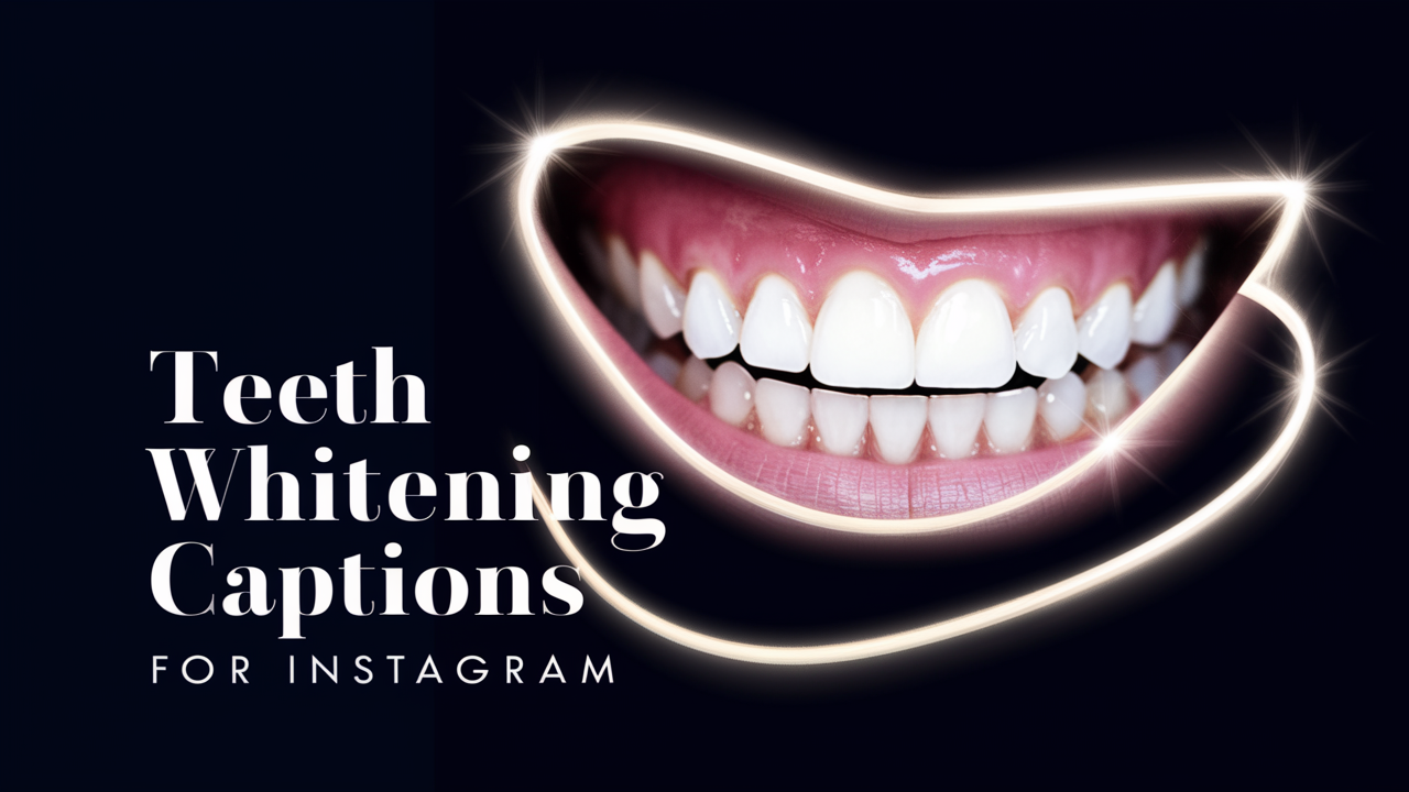 Teeth Whitening Captions For Instagram