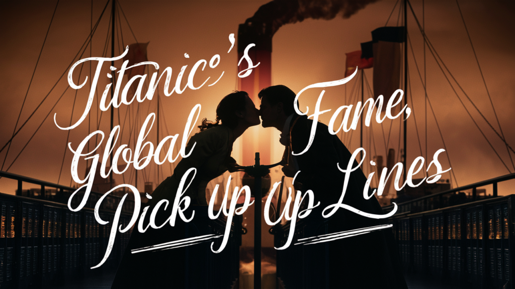 Titanic’s Global Fame Pick Up Lines