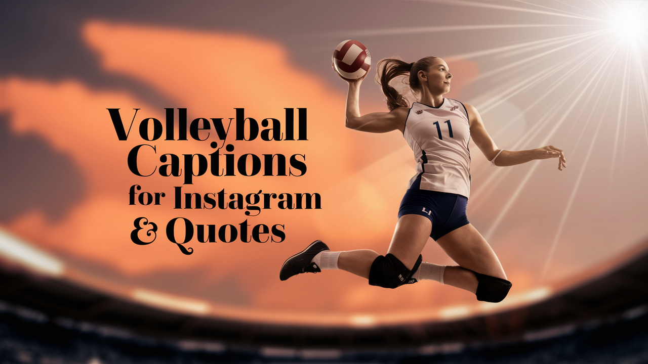 Volleyball Captions For Instagram & Quotes