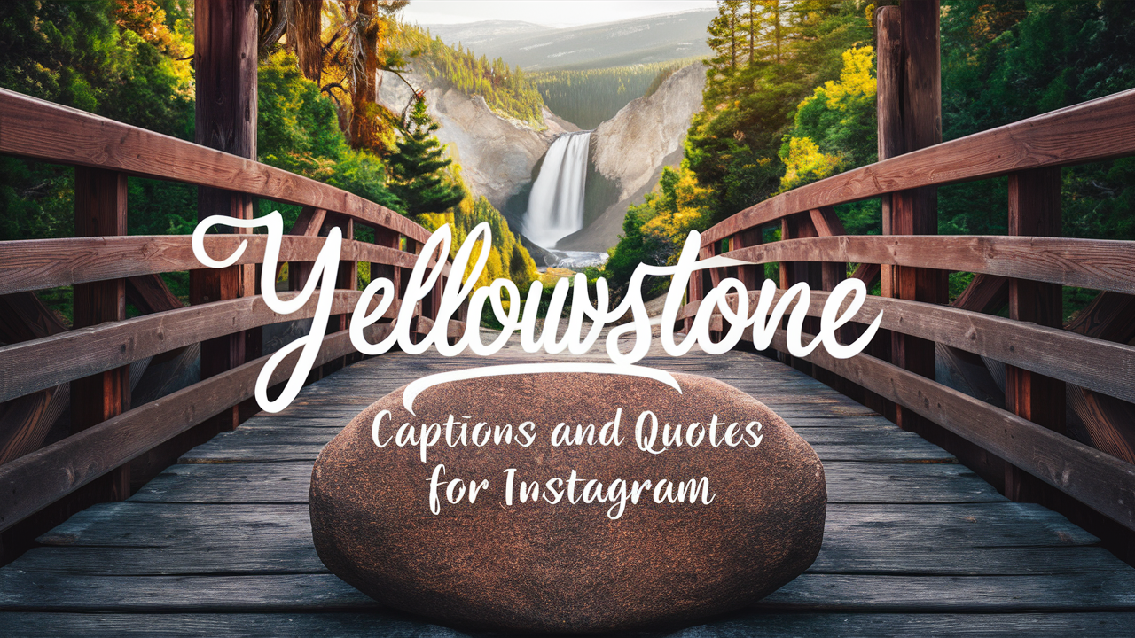 Yellowstone Captions and Quotes for Instagram