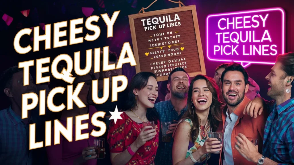 Cheesy Tequila Pick Up Lines