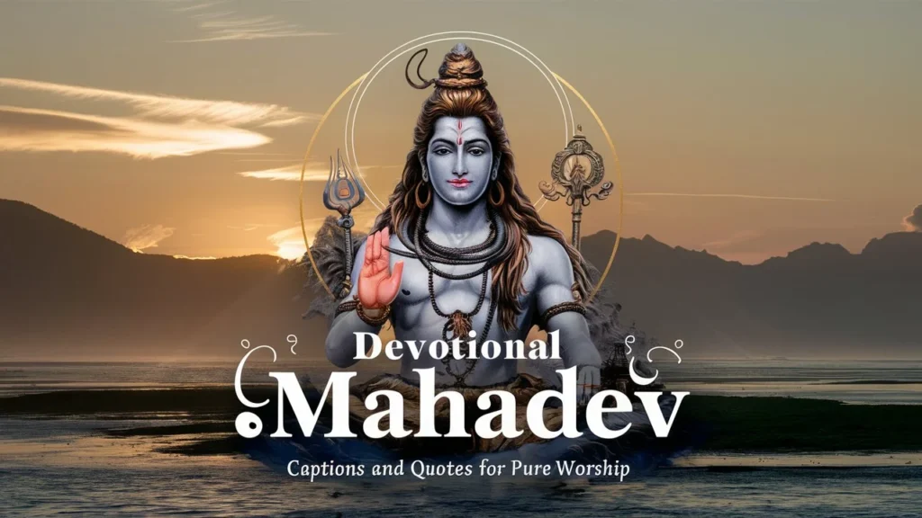 Devotional Mahadev Captions and Quotes