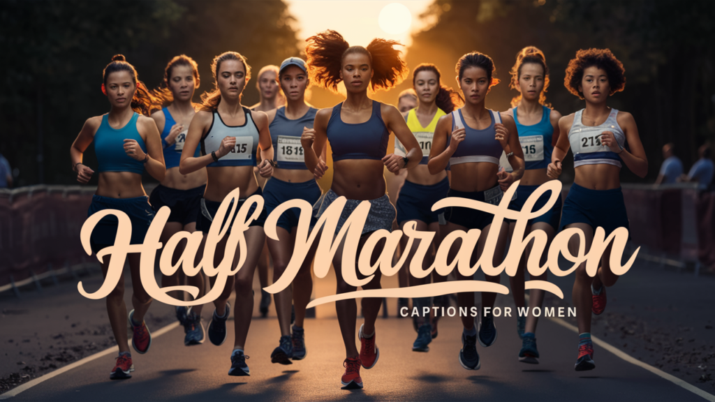 Half Marathon Captions for Women