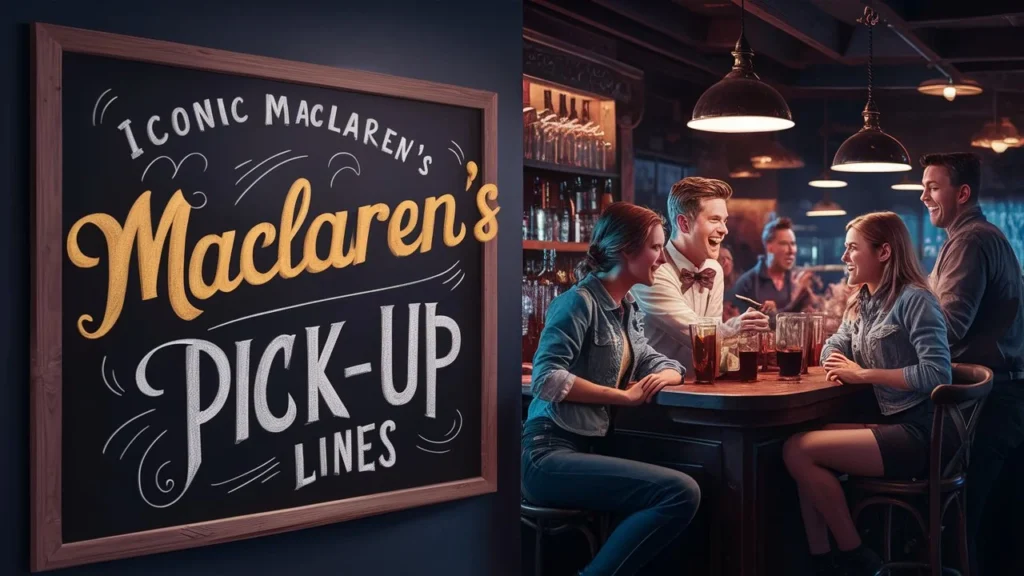 Iconic MacLaren’s Pub Pick-Up Lines