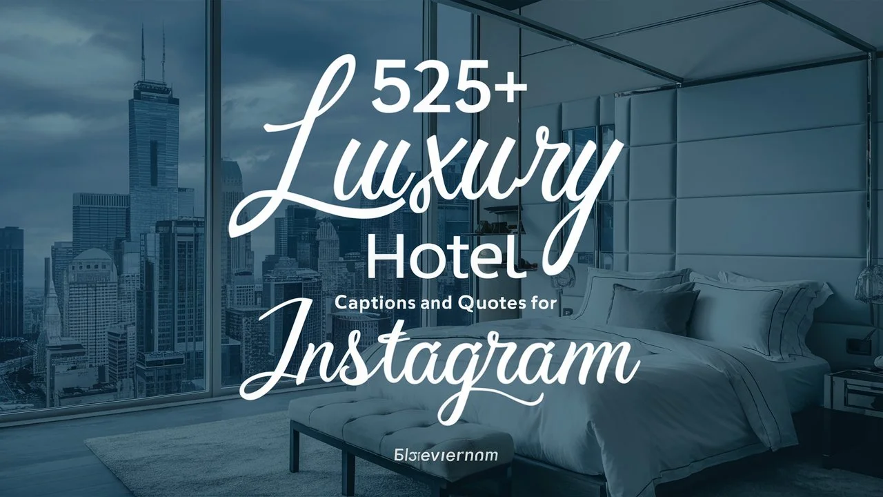 Luxury Hotel Captions and Quotes for Instagram