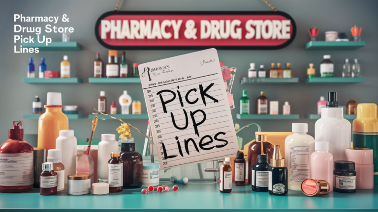 Pharmacy & Drug Store Pick Up Lines