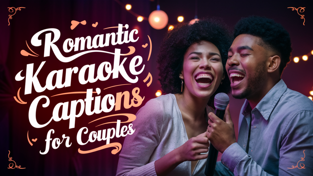 Romantic Karaoke Captions for Couples