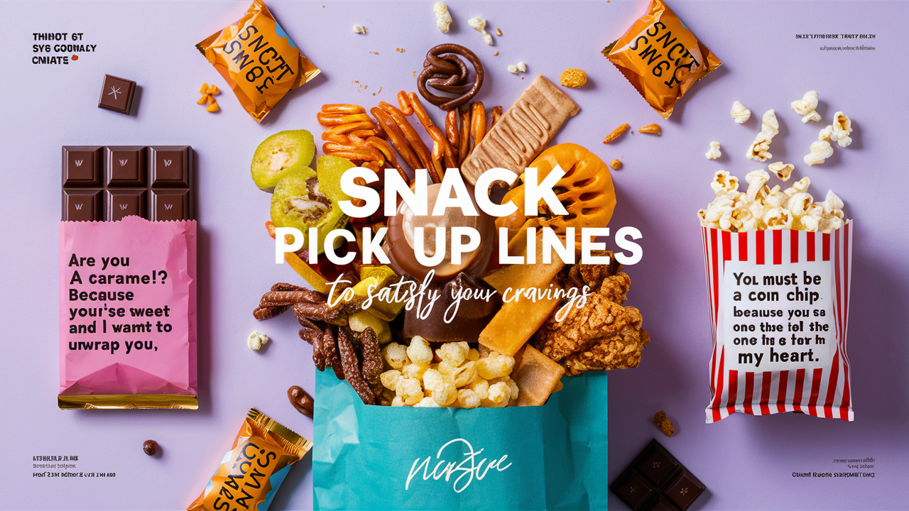 Snack Pick Up Lines to Satisfy Your Cravings